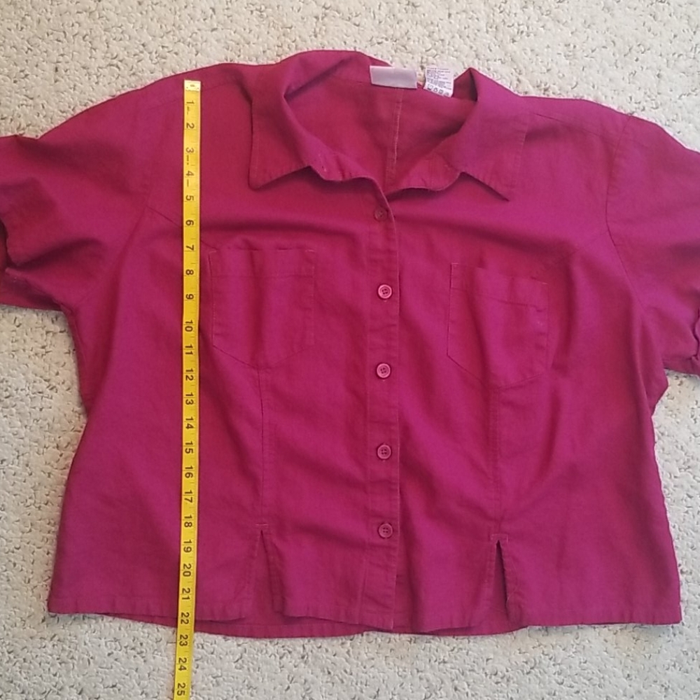Studio Ease Maroon Blouse - image 5